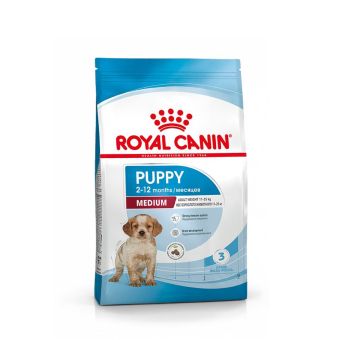 Корм для собак Royal Canin Medium Puppy Корм сухой для щенков средних размеров до 12 месяцев