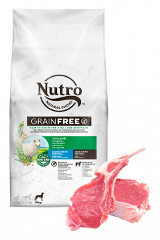 Корм Nutro Grain Free Dog Large Breed Lamb для собак крупных пород с ягнёнком и экстрактом розмарина