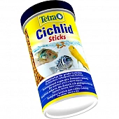 Корм TetraCichlid Sticks основной для цихлид и других крупных рыб в форме палочек