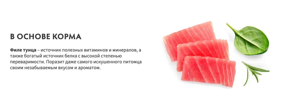 Консервы Grandorf Fresh для взрослых кошек филе тунца в желе Консервы Grandorf Fresh для взрослых кошек филе тунца в желе