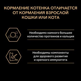 Влажный корм PRO PLAN® Nutri Savour® для котят, с говядиной в соусе, Пауч