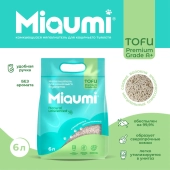 Наполнитель Miaumi Tofu Natural Unscented комкующийся тофу натуральный без...