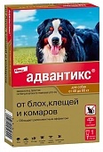 Капли на холку Адвантикс от блох, клещей и комаров для собак весом от 40 до 60 кг