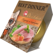 Ламистеры Best Dinner Holistic для стерилизованных кошек мясные волокна в желе с...