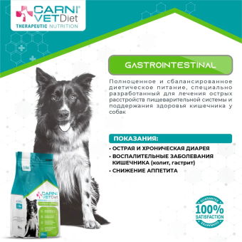 Корм Carni Vet Diet Dog Gastrointestinal для собак при растройствах ЖКТ