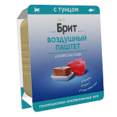 Ламистеры Brit Premium Adult Воздушный паштет для взрослых кошек с тунцом
