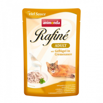 Паучи Animonda Rafiné Soupé Adult для кошек с домашней птицей в сливочном соусе
