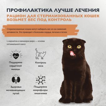 Корм Brit Care Cat Sterilised Weight Control для для стерилизованных кошек с морской рыбой и индейкой для контроля веса