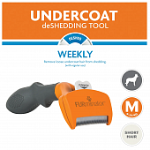 Фурминатор FURminator Undercoat deShedding Tool для средних собак с короткой шерстью