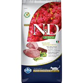 Сухой Корм Farmina N&D Quinoa Cat Grain Free Weight Management Lamb беззерновой корм для...