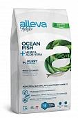 Сухой Корм Alleva Holistic Puppy Ocean Fish для щенков маленьких пород с океанической рыбой, коноплёй, алое вера