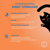 Паучи Enso Sterilized для взрослых стерилизованных кошек кусочки в соусе с форелью Паучи Enso Sterilized для взрослых стерилизованных кошек кусочки в соусе с форелью