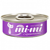 Консервы Mi-Mi Tuno & Shrimp для кошек и котят с тунцом и креветками