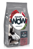Сухой Корм Alphapet WOW Superpremium для взрослых собак средних пород с говядиной и...