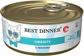 Банки Best Dinner Vet Profi Exclusive Obesity для кошек для снижения и контроля...