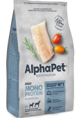 Корм Alphapet Superpremium Monoprotein для взрослых собак средних и крупных пород с...