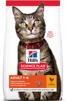 Корм Hill's Science Plan Adult Cat Chicken для взрослых кошек с курицей