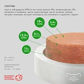 Банки Enso Basic полнорационный корм для взрослых кошек паштет с кроликом и зеленой...