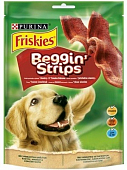 Лакомство Friskies Beggin’Strips для взрослых собак с ароматом бекона