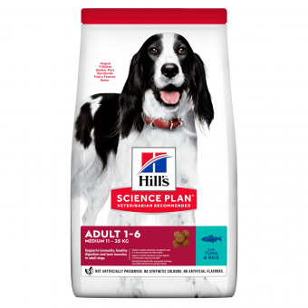 Корм Hill's Science Adult Dog Medium Breed Tuna для взрослых собак средних пород с тунцом