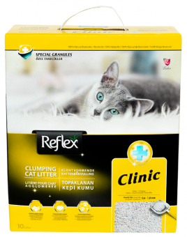 Наполнитель Reflex для кошек гипоаллергенный, с антибактериальным эффектом