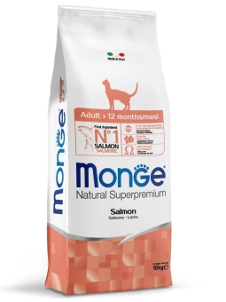 Корм Monge Cat Speciality Line Monoprotein Adult монопротеиновый для взрослых кошек из лосося