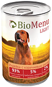 Банки BioMenu Light adult для собак облегченный с индейкой и коричневым рисом Банки BioMenu Light adult для собак облегченный с индейкой и коричневым рисом
