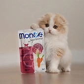 Паучи Monge Supreme kitten для котят из тунца с киноа и мини-морковью Паучи Monge Supreme kitten для котят из тунца с киноа и мини-морковью