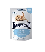 Паучи Happy Cat для котят с курочкой и морковью Паучи Happy Cat для котят с курочкой и морковью
