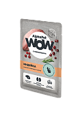 Паучи Alphapet Wow для стерилизованных кошек индейка