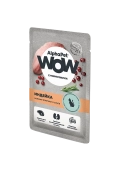 Паучи Alphapet Wow для стерилизованных кошек индейка