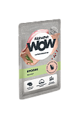 Паучи Alphapet Wow паштет для взрослых кошек с кроликом