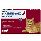 Антигельминтные таблетки Milbemax для кошек