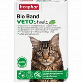 Биоошейник Beaphar VETO Shield Bio Band от эктопаразитов для кошек и котят зелёный