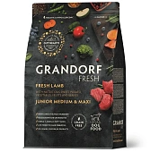 Сухой Корм Grandorf Fresh Dog Lamb Junior Medium&Maxi свежее мясо ягненка с бататом, для юниоров беременных или кормящих собак Сухой Корм Grandorf Fresh Dog Lamb Junior Medium&Maxi свежее мясо ягненка с бататом, для юниоров беременных или кормящих собак