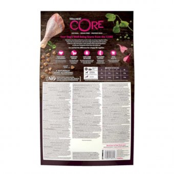 Корм Wellness Core для взрослых собак мелких пород из индейки и курицы