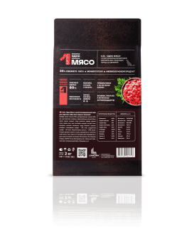 Корм Одно Мясо для взрослых собак всех пород со свининой