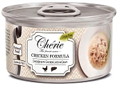 Банки Pettric Cherie Chicken Formula для кошек с куриной печенью в соусе Банки Pettric Cherie Chicken Formula для кошек с куриной печенью в соусе