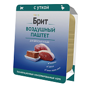 Ламистеры Brit Premium Adult Воздушный паштет для взрослых кошек с уткой