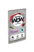 Паучи Alphapet Wow для кошек с чувствительным пищеварением с уткой и потрошками