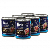 Банки Brit Premium by Nature для собак всех пород с говядиной и рисом