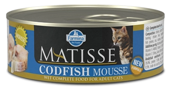 Консервы Farmina Matisse Cat Mousse Codfish для кошек мусс с треской