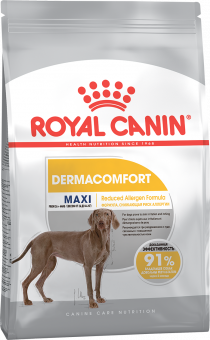 Royal Canin Maxi Dermacomfort корм сухой для взрослых собак крупных размеров при раздражениях и зуде кожи