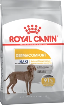 Royal Canin Maxi Dermacomfort корм сухой для взрослых собак крупных размеров при раздражениях и зуде кожи