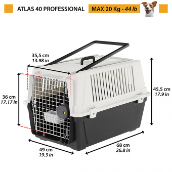 Переноска Ferplast Atlas 40 Professional для собак средних и крупных пород