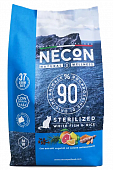 Сухой Корм Necon Natural Wellness Sterilized White Fish & Rice для стерилизованных кошек и котов Белая рыба и рисом