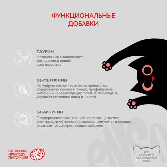 Паучи Enso Basic полнорационный корм для взрослых кошек кусочки в соусе с кроликом