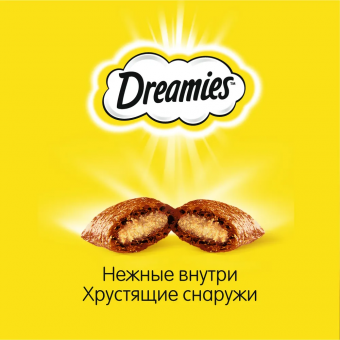 Лакомство Dreamies для кошек с Мискс с курицей и мятой