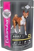 Eukanuba Adult All Breed влажный рацион из курицы в соусе для взрослых собак