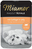 Паучи Miamor Ragout Royal для котят с птицей в желе